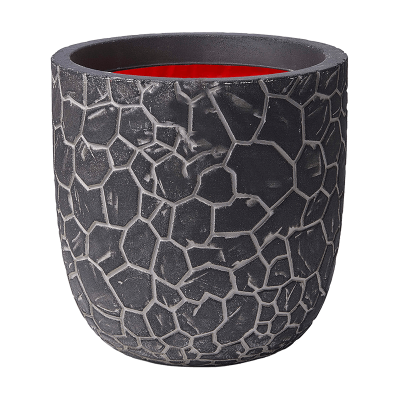 Кашпо пластиковое Capi Nature Clay NL Planter Ball Anthracite