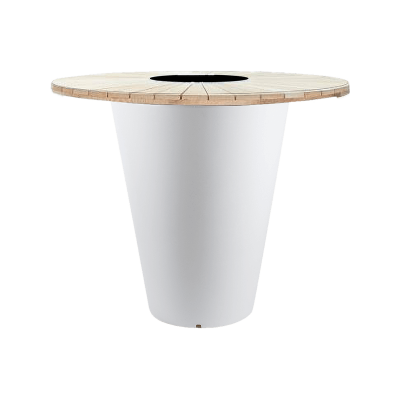 Кашпо пластиковое Otium Olla Table Herba White