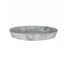 Artstone Saucer Round Grey
