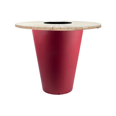 Кашпо пластиковое Otium Olla Table Herba Red