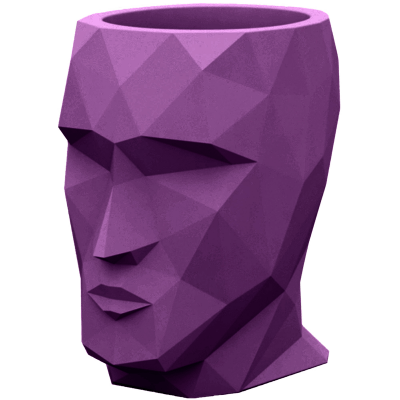 Кашпо пластиковое Adan Nano Basic purple