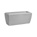 Кашпо пластиковое Capi Arc Granite Planter Rectangle Ivory