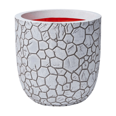 Кашпо пластиковое Capi Nature Clay NL Planter Ball Ivory