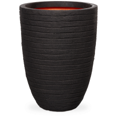 Capi Nature Row NL Vase Elegant Low Black
