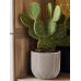 Кашпо пластиковое Capi Nature Groove Planter Ball Ivory