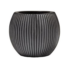 Capi Nature Groove Vase Ball Black