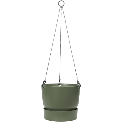 Кашпо пластиковое Greenville Leaf green hanging basket