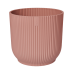 Кашпо пластиковое Vibes Fold Round Delicate Pink