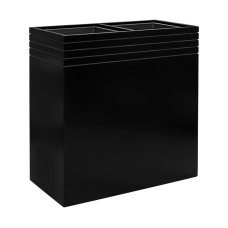 Line-Up Rectangle Matt Black (with liner and wheelplate)