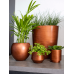 Кашпо пластиковое Capi Lux Retro Vase Cylinder Copper