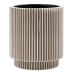 Кашпо пластиковое Capi Nature Groove Vase Cylinder Ivory