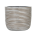 Кашпо пластиковое Capi Nature Rib Planter Ball Ivory