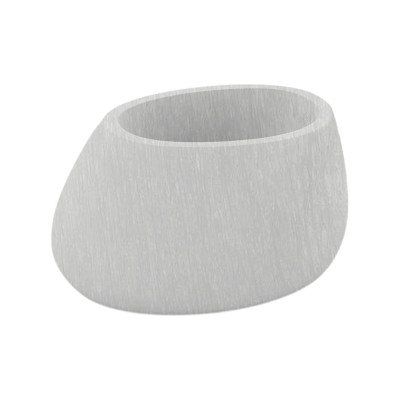 Кашпо пластиковое Stone Basic oval color:
