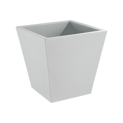 Кашпо пластиковое Rotazionale Cosmos Square Pot White