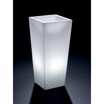 Кашпо пластиковое Luci Lights Genesis Square Cache-Pot With Light