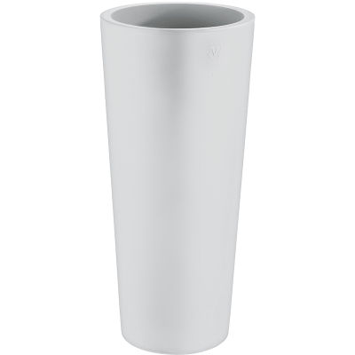 Кашпо пластиковое Rotazionale Genesis Round Cache-Pot White